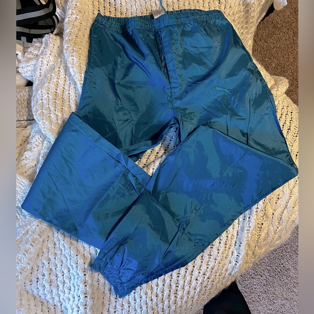 PUMA | Blue Vintage Windbreaker Joggers | Size Small